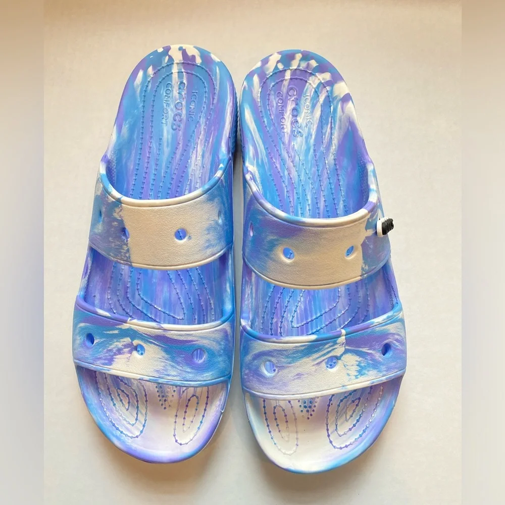 Crocs Classic Marbled Slide‎ Sandals